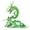 Cyan, variant on 90+ PCS 3D DIY Metal Dragon Model Kit, Mini Mechanical Assembly Puzzle, Mythical Eastern Dragon Ornament, Desk Collectible for Teens & Adults
