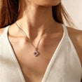 thumbnail image 2 of Mystical Birthstone Witches Knot Necklace Natural Crystal Witch Knot Pendant Necklace, Pagan Wiccan Jewelry for Protection for Women Wife Mom, 2 of 6