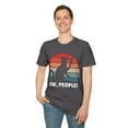 thumbnail image 5 of Funny Social Distancing Cat Sunset Men Women T-shirt, 5 of 7