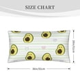 thumbnail image 4 of Easygdp Avocado of a Hear Envelope Closure Pillowcase - 20x36in, Queen Pillowcase, Breathable, Stain-Resistant, Wrinkle-Free, 4 of 9