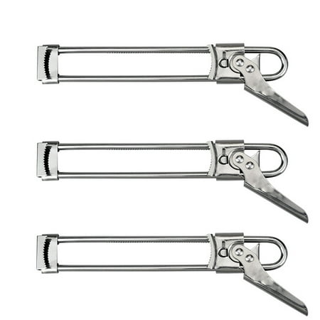 

Yes You Can Pancake Kitchen Gadgets Opener Chiller Adjustable Multifunctional Stainless Steel Can Opener 3PC Christmas Cork Holder Side Cut Can Opener Bottle Top Filter .45