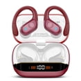 thumbnail image 1 of Auriculares inalámbricos Qecnato Bluetooth 5.4 75H Playtime IP7 Red, 1 of 7