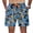 01-YellowPalmLeaf, variant on Mens Swim Trunks 7 Inch Quick Dry Swim Shorts with Compression Liner Beach Bathing Suits for Men Lightweight Summer Bathing Suit