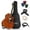 Brown, variant on Ashthorpe Full-Size Cutaway Dreadnought Acoustic Electric Guitar Package, Sunburst