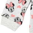 thumbnail image 6 of Disney Minnie Mouse Toddler Girls' 2-Piece Fleece Sweatshirt and Leggings Set Minnie Heather Pink, 6 of 6