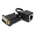 thumbnail image 3 of 2X Adaptateur VGA vers RJ45 Câble Réseau vers Connecteur de Câble Réseau VGA, 3 of 6