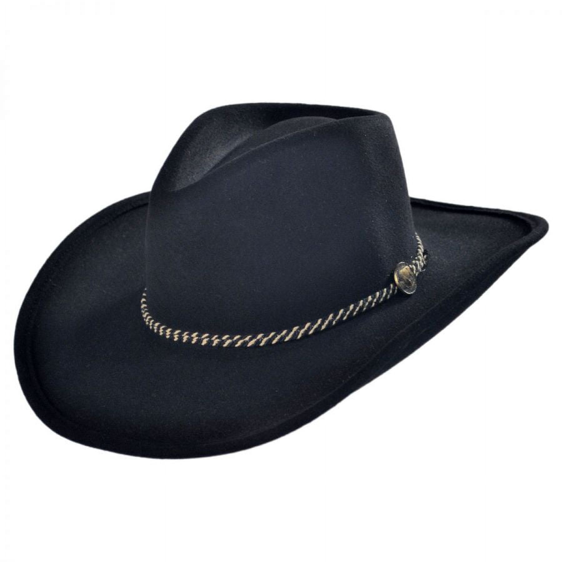 Stetson Rawhide Buffalo Fur Felt Western Cowboy Hat, Texas  display picture 2
