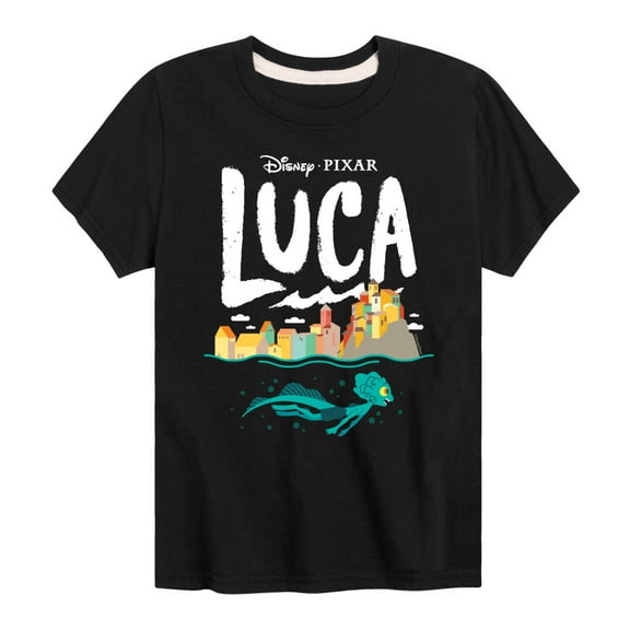 Luca - Coastal Sea Monster - Toddler And Youth Short Sleeve Graphic T-Shirt
