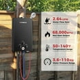thumbnail image 3 of CAMPLUX 2.64 GPM,68,000 BTU, Portable Propane Tankless Outdoor Water Heater,BW264B, 3 of 8