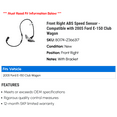 thumbnail image 2 of Front Right ABS Speed Sensor - Compatible with 2005 Ford E-150 Club Wagon, 2 of 2