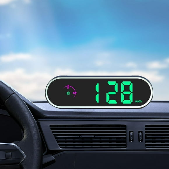Accesorios genéricos para velocímetros digitales con luz, pantalla grande profesional, fácil instalación, visualización frontal en tiempo real