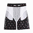 thumbnail image 4 of NIEWTR Boys Swim Trunks Quick Dry Board Shorts Lightweight Beach Swim Shorts with Fun Prints for Toddler Kids（Black,10-12 Years), 4 of 9