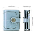 thumbnail image 2 of KL928 Small Women Wallet Genuine Leather Bifold Purse RFID Blocking Card Holder, 2 of 6