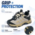 thumbnail image 6 of EQW Kids Waterproof Hiking Shoes Boys Girls Outdoor Walking Sneakers Lightweight Non-Slip Trail Shoes with Quick Lace for Toddler Little Kid Big Kid, 6 of 8