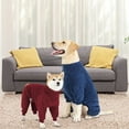 thumbnail image 6 of UOSIA Dog Winter Coat Soft Pullover Pajamas, Warm Dog Cold Weather Coats Fleece Coat, 6 of 7