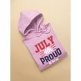 thumbnail image 3 of July 4Th Proud American Hoodie Women -Image by Shutterstock, Female 5X-Large, 3 of 4
