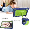 thumbnail image 6 of FIEWESEY for Orbic Tab 8 5G Tablet Case,Heavy-Duty Shockproof Kids Friendly Rugged Protective Case for Orbic Tab8 5G Verizon/Orbic Tab8 5G UW 8-Inch Tablet+Screen Protector (Navy/Green,1 Pcs), 6 of 6