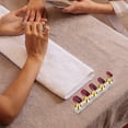thumbnail image 5 of 2 juegos de estante de exhibición de uñas acrílicas, soporte para práctica de puntas de uñas, estante magnético para práctica de uñas, soporte para arte de uñas DIY para manicura de uñas postizas (dorado) ER, 5 of 5