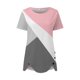 thumbnail image 5 of Fiudx Ofertas de La Semana Blusa de Manga Corta con Cuello Redondo y Estampado a La Moda para Mujer, 5 of 5