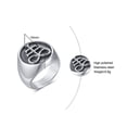 thumbnail image 5 of Anillo Anillo Satánico Pentagrama Anillo Pentáculo Anillo Acero Inoxidable Oculto Gótico Luciferino Satainismo para Hombres Sello de Regalo, 5 of 5