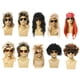 thumbnail image 5 of NUEVAS pelucas de alta gama de color marrón oscuro para hombres, peluca punk esponjosa larga y rizada para hombres, fibra de alta temperatura, estilo rock, retro, para fiestas de cosplay, sintéticas, 5 of 6