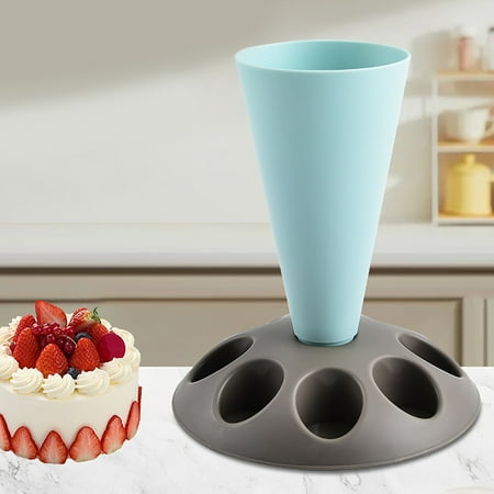 

Clothing Rack With Shelves Freestanding Wardrobe Kitchen Organizer For Dishes Piping Bag Stand Holder Icing 8 Slots Nozzles Filling Baking Accessories.