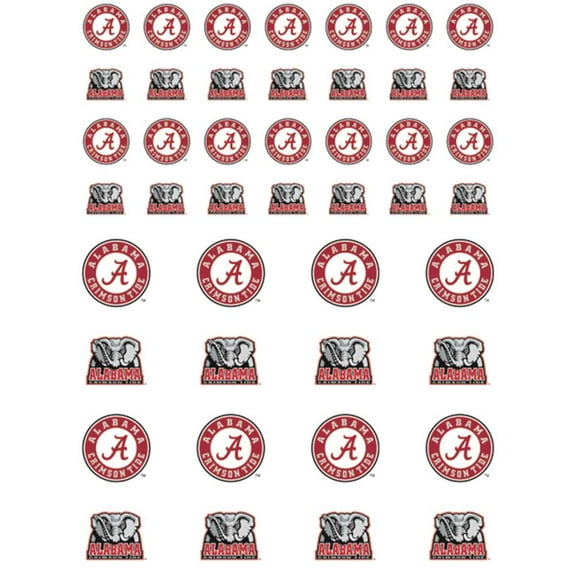Alabama Crimson Tide Small Sticker Sheet - 2 Sheets