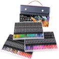 thumbnail image 1 of Juego de pintura de colores Belita Amy 60, conjunto de pintura de bolígrafo suave, triángulo negro, barra de doble cabeza, gancho de color, rotulador de línea Afortunado Sencillez, 1 of 2