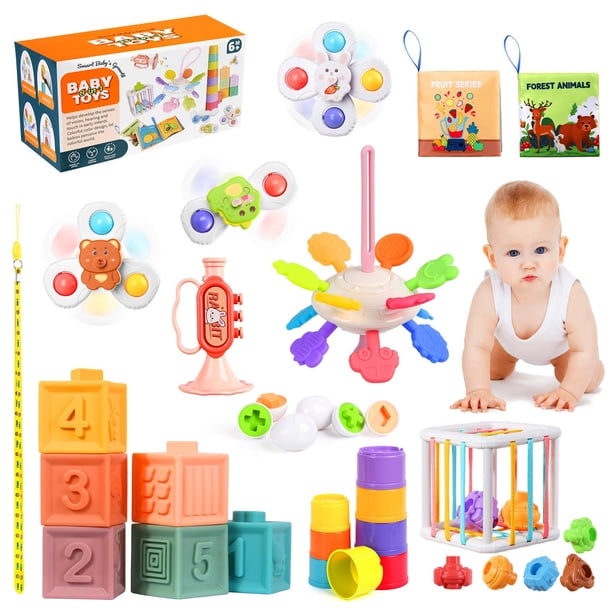 Juguetes Montessori OUWANCH 8 en 1 para bebés de 6 a 12 meses