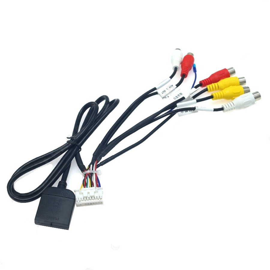 20pin Extended Interface RCA AUXIN/OUT Cable SIM Slot Android Head