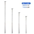 thumbnail image 7 of Uxcell Stainless Steel Piano Hinge Continuous Hinge for Cabinet Doors Wardrobe Doors Silver 30 Inch x 1.2 Inch, 7 of 7