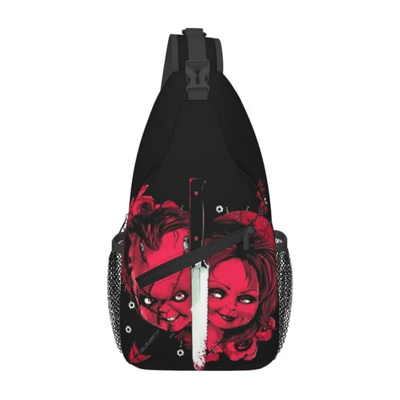 Bride Of Chucky Sling Bag Unisex Crossbody Backpack Casual Cross Chest Bag Diagonally Shoulder Chest Pack