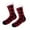 Red, variant on Clearance! Baberdicy Ladies Warm Plaid Print Floor Socks Plush Coral Fleece Socks Red
