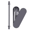 thumbnail image 1 of Collapsible Reusable Metal Straws, Portable Telescopic Straw Stainless Steel Drinking Straws, 1 of 5
