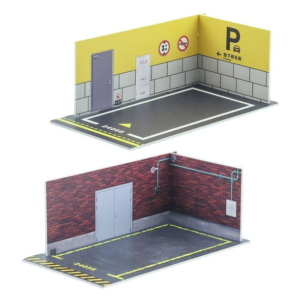 Modelo de coche de juguete Macarena Estacionamiento 1/24 2 uds