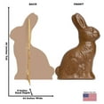 thumbnail image 3 of Chocolate Easter Bunny Cardboard Cutout, 3 of 3