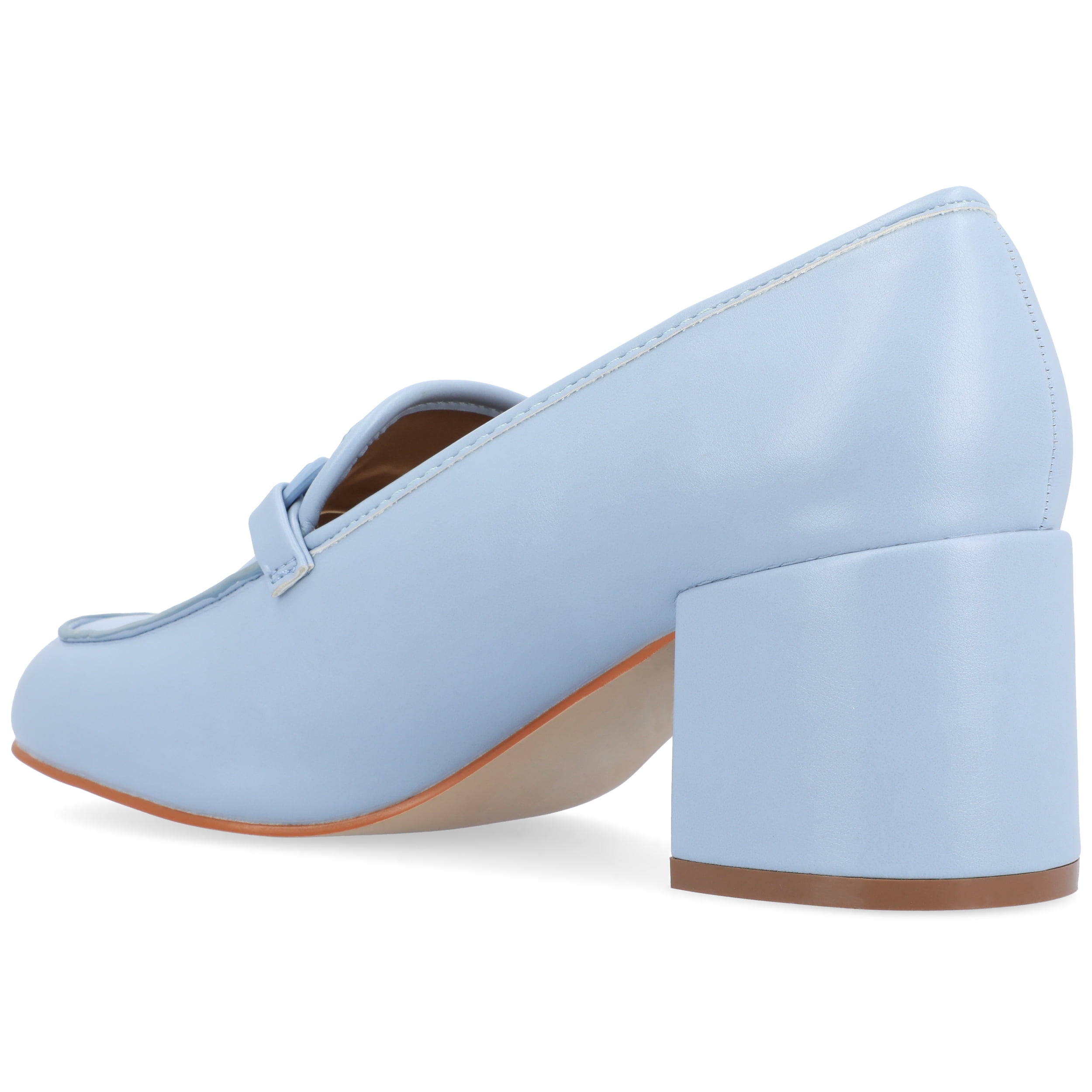 Journee Womens Nysaa Low Heel Square Toe Pumps