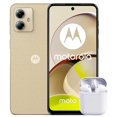 thumbnail image 1 of Celular Motorola Moto G14 4G 4GB 128GB 6.5 FHD+ 60 Hz 50 MP Crema + Audifonos Internacional, 1 of 6