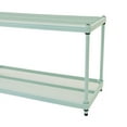 thumbnail image 6 of Design Ideas MeshWorks 2 Tier Metal Storage Shelving Unit Rack, Sage Green, 6 of 7