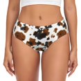 thumbnail image 1 of Balery Cow Tie Dye Ropa Interior de Algodón para Mujer con Dibujo – Braguitas Cómodas y Elásticas, Estilo Clásico-4X-Large, 1 of 6