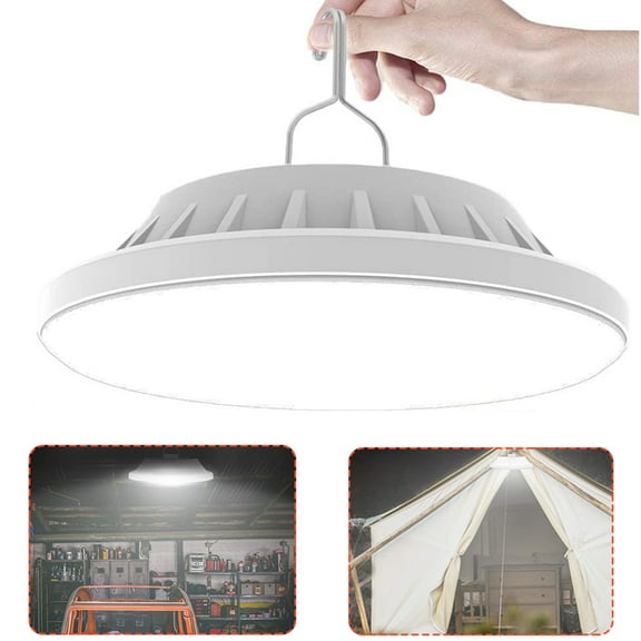 EIMELI Waterproof Outdoor Solar Light Wireless Hanging Camping Lamp with Remote Control for Hiking Outage Hurricane Cellphone Emergency USB Charging (120 LED Beads)