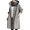 Grey, variant on Loose Comfortable Hooded Coat Outwear Womens Elegant Windbreaker Wild Winter Women's Coat Womens Hiking Jacket Reflective Purse Tint 2 X Jackets Women plus Jacket Lightweight Rain Coat Women Top Rain