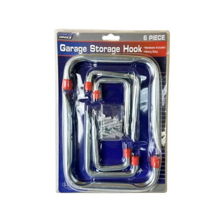

Kole Imports MP156-6 Steel Storage Hooks Pack of 6 - Case of 6