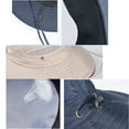 thumbnail image 5 of Men's Wide Brim Sun Hat, Outdoor Camping Fishing Cap Sunscreen Waterproof Bucket Hat, 5 of 5