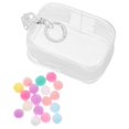 thumbnail image 3 of PVC Doll Organizer for Storage Use with Keychain and Pompom Ball, 3 of 4