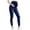 Dark Blue, variant on Maternity Skinny Jeans for Women Over The Belly Washed Pants with Pockets Solid Color Roll Hem Denim Pants Size S to 2XL