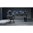 thumbnail image 3 of Dowinx Gaming Chair with Pocket Spring Cushion for Adults, Ergonomic Computer Chair with Footrest and Massage Lumbar Support for Office, Gaming, 300LBS, Blue, 3 of 9