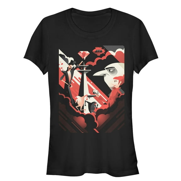 Junior's Despicable Me 3 Modern Jewel Heist Graphic Tee Black Large