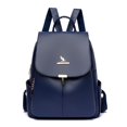 thumbnail image 3 of Mochila informal para mujer, moderna, para viajes al aire libre, de cuero suave, para estudiantes, combina con todo, 3 of 6