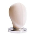 thumbnail image 5 of FITYLE Canvas Block Head Display Head (Height 25cm) Hat Display Stand and Hats Display Stand for Scarves Headwear Home Salon Beige Velvet, 5 of 9